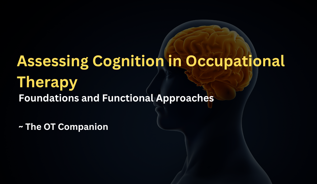 Assessing Cognition in Occupational Therapy: Foundations and Functional Approaches